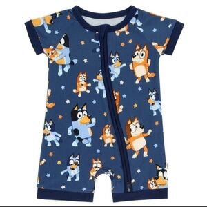 NWT Little Sleepies - Bluey - Shorty Zippy - 2T
